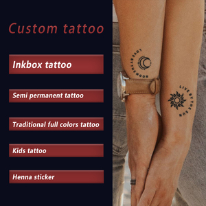 สติกเกอร์รอยสักชั่วคราวสำหรับเด็กลาย<span class=keywords><strong>3D</strong></span> กันน้ำกำหนดเองได้ลายกระต่ายกุหลาบหมีหลากสี - Product Image 6