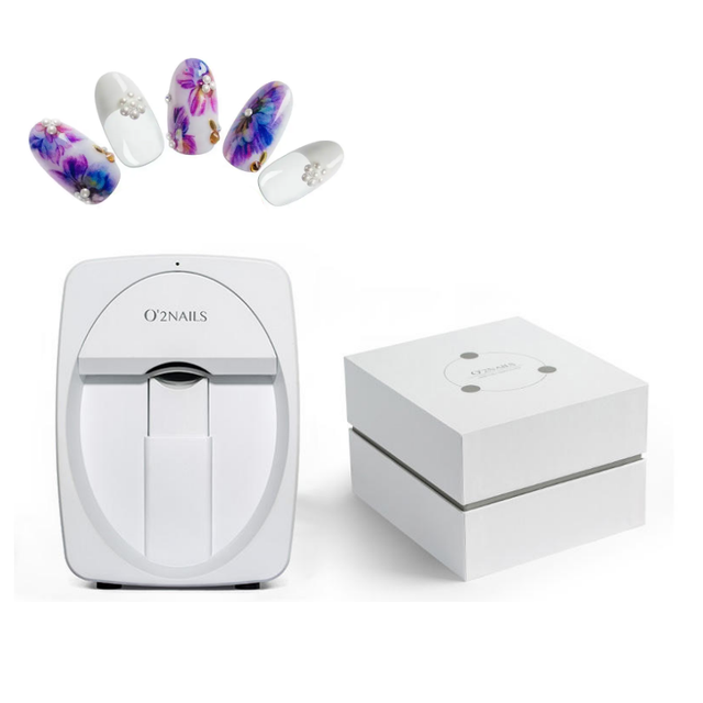 Newest Professional  Nails Printer 3D Digital Nail Art Printer Machine Smart Portable Automatic Diy Mobile Nail Printer
