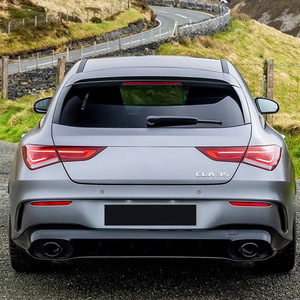 Mercedes-Benz CLA-Class Rear Lip Spoiler PP Piano Black Tail Lip Bumper Modification - Product Image 3