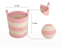 Panier de rangement multifonctionnel haut de gamme en corde tressée à la main pour cuisine, salle de bain, armoire, salon, literie et outils