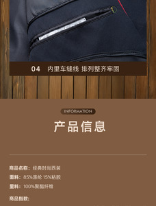 Mao Suit <strong>Men</strong> Navy Jackets Traditional Chinese <strong>Tunic</strong> Tops New Year Spring Festival Zhong Shan Multiple Pockets Coat Gifts for Dad - Product Image 4