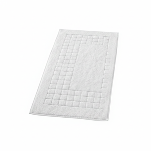 Stella Series 20/2 Ring Yarn Hotel Set Custom Logo Woven Bath and <b>Beach</b> <b>Towel</b> with Plain Stripe Square Pattern - Product Image 2