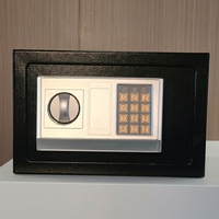 Großhandel Ganghao Mini Digitaler Safe Vollstahl Elektronisches Codeschloss Diebstahlsicherer Sicherheitsschrank 17x23x17cm für Zuhause und Hotel