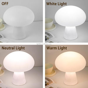 Ins Đan Mạch nấm bảng đèn không dây 3 màu vô cấp thay đổi độ sáng có thể sạc lại Nấm Ánh sáng ban đêm cho phòng ngủ phòng khách - Product Image 3