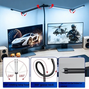 <span class=keywords><strong>Lámpara</strong></span> de Escritorio LED de Tamaño Largo con <span class=keywords><strong>Pinza</strong></span>, Enchufe USB Universal de 5V, 3 Colores Regulables, 92CM de Largo con 80CM de Altura - Product Image 5