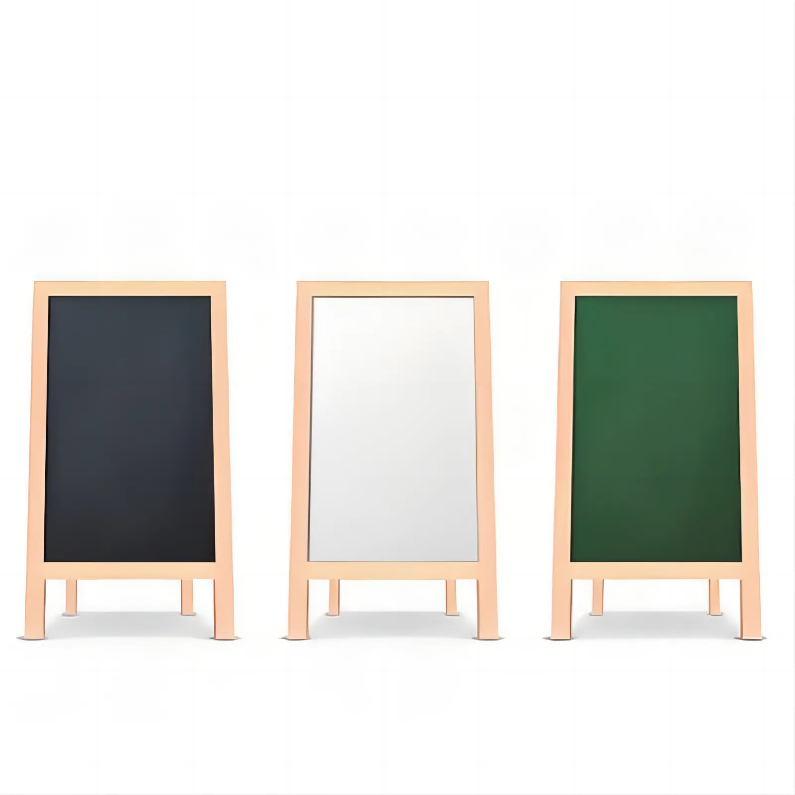 A-Frame Chalk board Signs Doppelseitige Holztafel mit Stand pflaster Promotion Blackboard