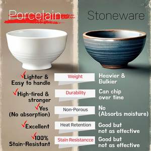 Grands bols à soupe en céramique, vaisselle en gros, sur mesure, 11 pouces, blanc et noir, pour restaurant, bol à ramen japonais - Product Image 3