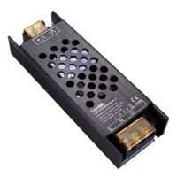 100W 24v AC DC LED Driver Intérieur Slim Strip Light Alimentation avec interrupteur 12v 24v pour caméra CCTV Noir 60W & 150W Puissance de sortie