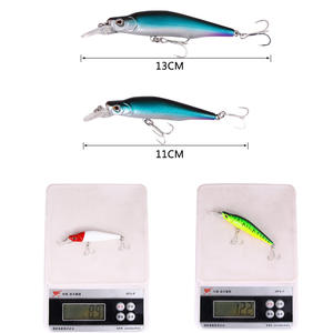 เหยื่อปลอมยามิมินโนว์ 9 กรัม 12 กรัม แบบจมน้ำ สำหรับตกปลาแบส พร้อมตะขอเบ็ดแบบมีร่องเลือด - Product Image 3