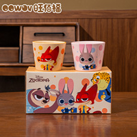 Ensemble de tasses à thé en céramique Disney Cartoon Zootopia, tasses à café et à lait pour enfants, pour le bureau, la maison et les cadeaux