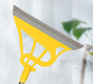 Vadrouille magique multifonction 2 en 1 en Silicone, balayeuse rétractable pour cheveux, grattoir en verre pour salle de bains et toilettes - Product Image 6