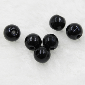 Factory Wholesale 4/6/8/10mm <strong>Black</strong> Glass <strong>Beads</strong> Smooth Round Loose Spacer <strong>Beads</strong> for Jewelry Making DIY Bracelets - Product Image 6
