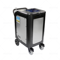 OLLITAL Machine de nettoyage de sablage de nettoyage de glace sèche électrique de bonne qualité Machine de nettoyage de glace sèche pour voitures