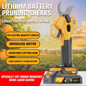 Cisailles de jardin portables rechargeables NEOBRISKEN, sécateurs sans fil, cisailles à élaguer, tête de coupe en acier, ciseaux de tailleur - Product Image 4