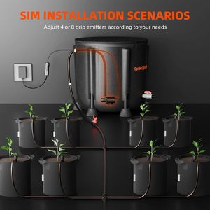 Spider nông dân 13-gallon xô chuyên nghiệp tự động hệ thống tưới nhỏ giọt Bộ dụng cụ hoàn chỉnh trong nhà hệ thống tưới nước tự động - Product Image 5