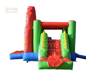 Château gonflable commercial en promotion pour enfants, maison de rebond avec toboggan sur <span class=keywords><strong>le</strong></span> thème des animaux de la savane - Product Image 2