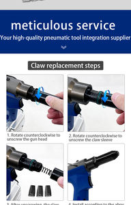 Remachadoras Neumáticas <span class=keywords><strong>de</strong></span> Aleación <span class=keywords><strong>de</strong></span> Aluminio <span class=keywords><strong>de</strong></span> Alta Eficiencia, <span class=keywords><strong>Remachadora</strong></span> Neumática <span class=keywords><strong>de</strong></span> Grado Industrial con Autocebado para Remaches <span class=keywords><strong>de</strong></span> Dispositivos Electrónicos - Product Image 4