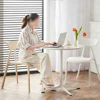 Chaises de salle à manger modernes en plastique pour l'extérieur, pour adultes et enfants, usage domestique et en appartement, cours de villas, cafés et salons de thé