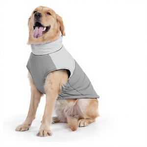 Winter Adventures High Eco-Friendly Modern Adjustable Dog Winter Coat Soft Padded Polyester Cotton Jacket <b>Machine</b> Washable Small - Product Image 1