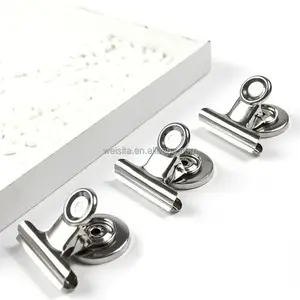 4 Größen Metall Runde Kühlschrank Wand Memo Hinweis Nachricht Whiteboard Magnet Werkzeuge Magnetische Aufkleber Clips Kühlschrank Magnet Klemm halter