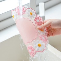 OKSILCIONE Daisy Antidérapant Souple PVC Silicone Haute Température Isolation Tasse Pot Titulaire Tapis Fleur Plaque Dessous De Verre