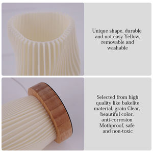 Lámpara <span class=keywords><strong>de</strong></span> Noche Moderna Minimalista con Diseño <span class=keywords><strong>de</strong></span> Ondas <span class=keywords><strong>de</strong></span> Agua, Impresa en 3D, con USB, Iluminación <span class=keywords><strong>de</strong></span> <span class=keywords><strong>Tres</strong></span> Colores para Dormitorio, Lámpara <span class=keywords><strong>de</strong></span> Mesa Colorida - Product Image 3