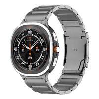 2026 Tali Jam Tangan Logam Titanium Baru untuk Samsung Galaxy Ultra Ringan dengan Gesper Magnetik Tahan Lama Tahan Air Pengganti Tali Jam