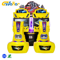 G-Honor GH-R002 Juego de Carreras de 32 Pulgadas con Monedas, para Dos Jugadores, HD, para Niños y Adultos, Uso en Interiores