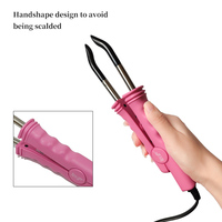Herramienta de Extensión de Cabello de Alta Calidad con Control de Temperatura Ajustable, Entrega Inmediata, para Pegamento de Queratina