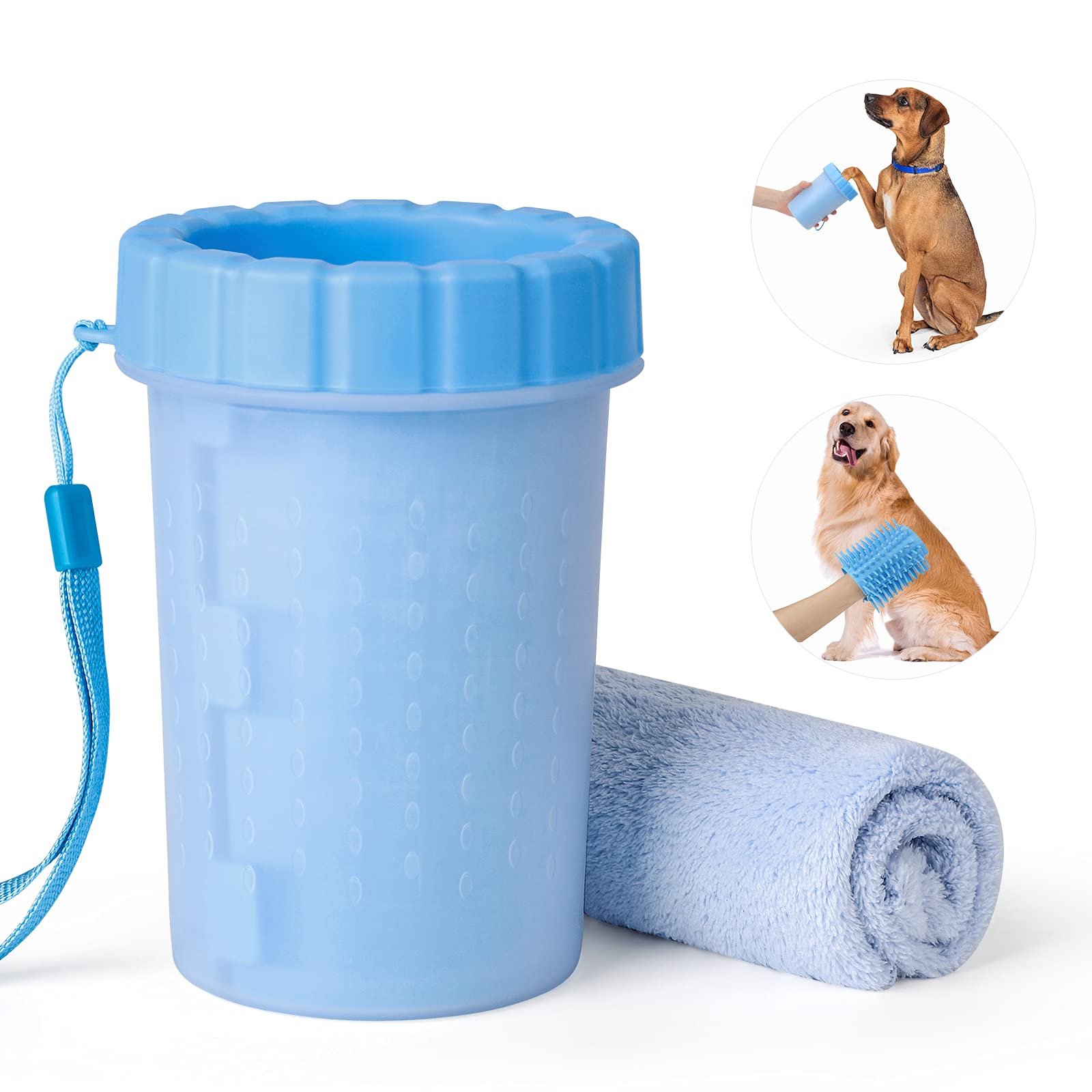 2022 новый дизайн, портативная мойка лап для домашних животных на 360 градусов, мягкий силиконовый очиститель лап собак