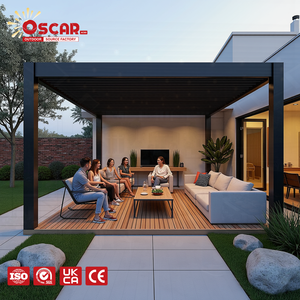 Componentes para Pérgolas con Techo <span class=keywords><strong>de</strong></span> Celosía, Resistentes, para Patio, Jardín, Terraza, Proveedor para Distribuidores en Europa y América del Norte - Product Image 1