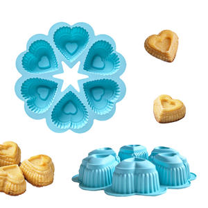 <span class=keywords><strong>Moule</strong></span> à gâteau <span class=keywords><strong>en</strong></span> <span class=keywords><strong>forme</strong></span> <span class=keywords><strong>de</strong></span> cœur à 6 cavités <span class=keywords><strong>de</strong></span> haute qualité et écologique - Product Image 5