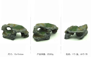 Art Deco decorazione per la casa uomo grotta in resina <span class=keywords><strong>di</strong></span> tartaruga accessori per nascondigli rettili grotta Habitat decorazione per geco lucertole leopardo - Product Image 6