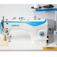 Machine à coudre industrielle Jack F4 à point noué, entraînement direct, haute vitesse, une aiguille, avec coupe-fil automatique