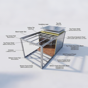 Bureau conteneur portable à installation rapide, studio modulaire personnalisable pour jardin, idéal pour bureau à domicile ou chambre <span class=keywords><strong>d</strong></span>'amis - Product Image 6