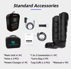 Botas de Compresión de Aire para Pies, Cintura y Piernas de 6 Cámaras, Alivio para Deportistas, Dolor Muscular y Fatiga, Sistema de Masaje y Recuperación para Piernas - Product Image 6
