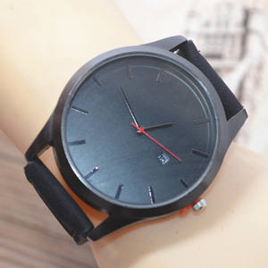 Reloj de Pulsera de Cuero Casual de Negocios para Hombre, Éxito de Ventas en Comercio Electrónico Transfronterizo, Sin Logotipo, con Calendario y Movimiento de Cuarzo - Product Image 6