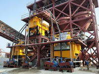 Separator Magnetik Pasir Kaca Gradien Tinggi Basah Kapasitas 125 T/h Efektif Menghilangkan Pemisahan Mineral Besi Titanium