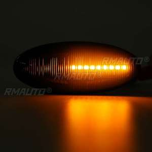 Par de Luces LED Dinámicas de Señal de Giro Laterales para Nissan Navara D22 NP300 1998-2005 Datsun Frontier Fiera Skystar PickUp - Product Image 5