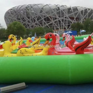 Nuevo diseño de agua al aire libre inflable parachoques barco inflable Jet Ski Motor barcos plástico <span class=keywords><strong>pesca</strong></span> yates Bump and Crash Ride - Product Image 4