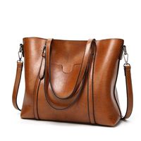 Nouveau sac fourre-tout tendance en PU grande capacité, style simple et luxueux, sacs à main de luxe pour femmes