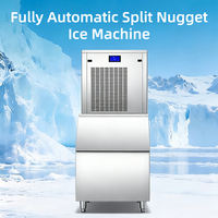 Machine à glaçons commerciale Ice Era, type Nugget, avec compresseur et pompe, en acier inoxydable, type split, haute productivité pour restaurants, bars, hôtels