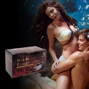 Suplemen Herbal maca kopi kuat pria, aphrodisiac tongkat ali instan black x power energy coffee untuk pria