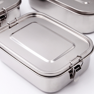 Portable BPA Free 304 Stainless Steel <strong>3</strong>-Compartment Eco-Friendly Reusable Kids Bento Lunch Box Large Capacity Snacks <strong>Storage</strong> - Product Image 6