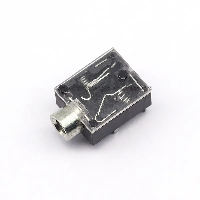 PJ-324 5 Pin 3.5mm soket Jack Audio PCB dudukan Panel untuk Headphone PJ324