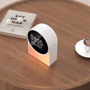 White Noise Sleep Aid Desktop Night Light for <b>Speaker</b> with <b>LED</b> Display for Insomnia-Small Size - Product Image 3