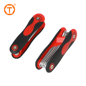 8 piezas multiherramienta cromo vanadio Allen llaves <span class=keywords><strong>Torx</strong></span> Juego de Herramientas de vadeo Juego de llaves hexagonales - Product Image 1