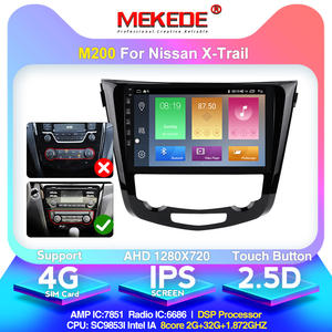 Mekede M Android IPS 4Core Vidéo De Voiture Pour <span class=keywords><strong>Nissan</strong></span> X-Trail X Trail 3 T32 <span class=keywords><strong>Qashqai</strong></span> 1 <span class=keywords><strong>J10</strong></span> 2013-2017 GPS Audio Radio Stéréo - Product Image 3