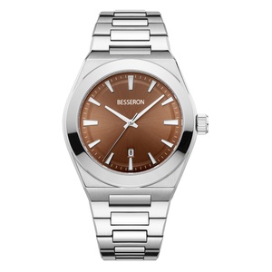 Usine de montres OEM, montres de haute qualité en acier inoxydable, bracelet solide, logo personnalisé, étanche 5ATM, quartz, mode, affaires, luxe - Product Image 4