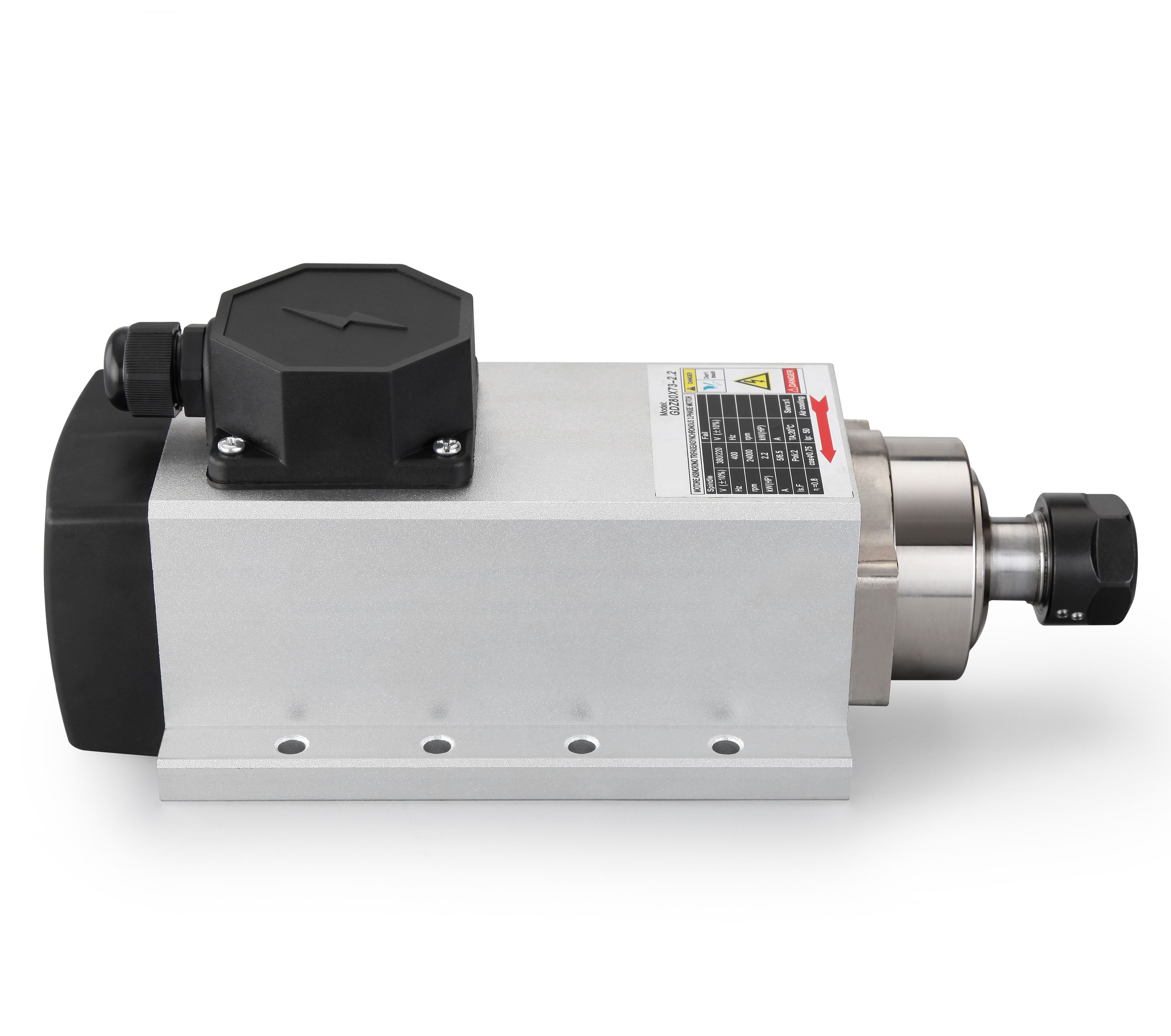 Gdz80x73-2.2kw Spindle Motor - 24000rpm Air Cooled Efficiency